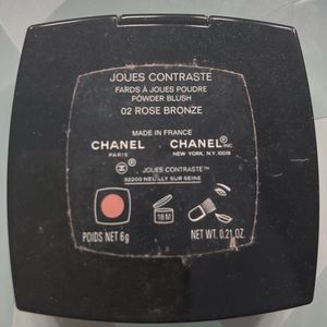 Used Chanel blush ROSE BRONZE with brush